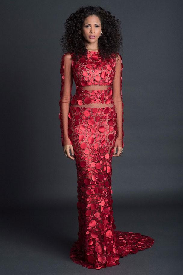A Piauiense Monalysa Alcântara, Miss Brasil 2017 usando seu traje de gala. Foto: Reprodução/Instagram